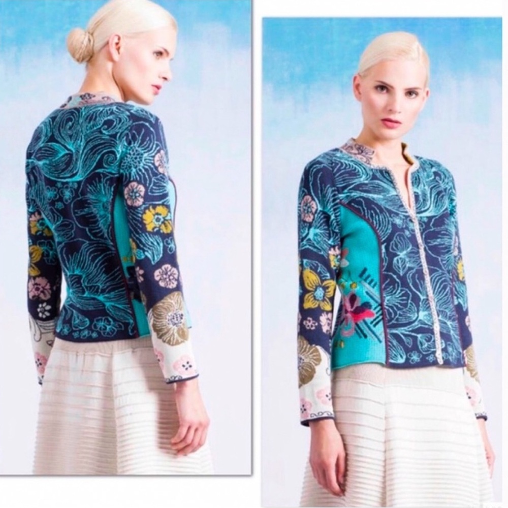 IVKO Bright Multicolor Floral sweater - Picture 2 of 9